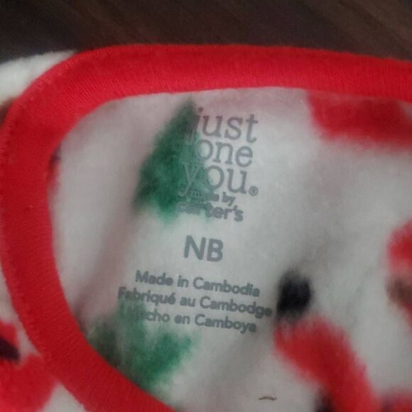 NWOT JUST ONE YOU NB SLEEPER BY CARTERS - Picture 4 of 5